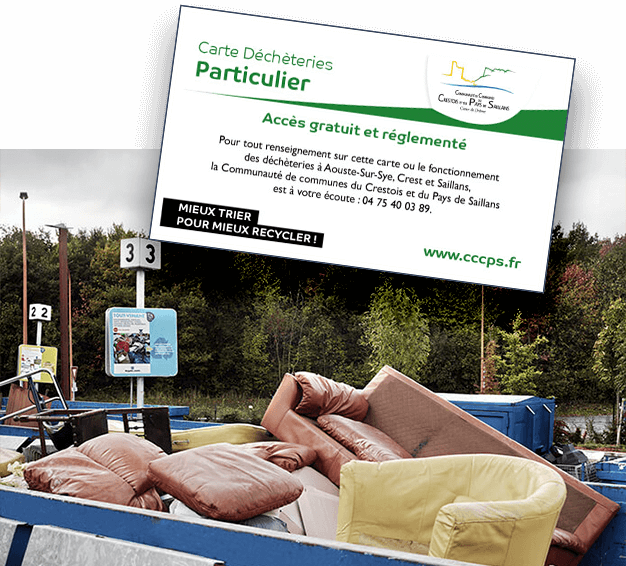 Carte Déchetterie Particuliers CCCPS