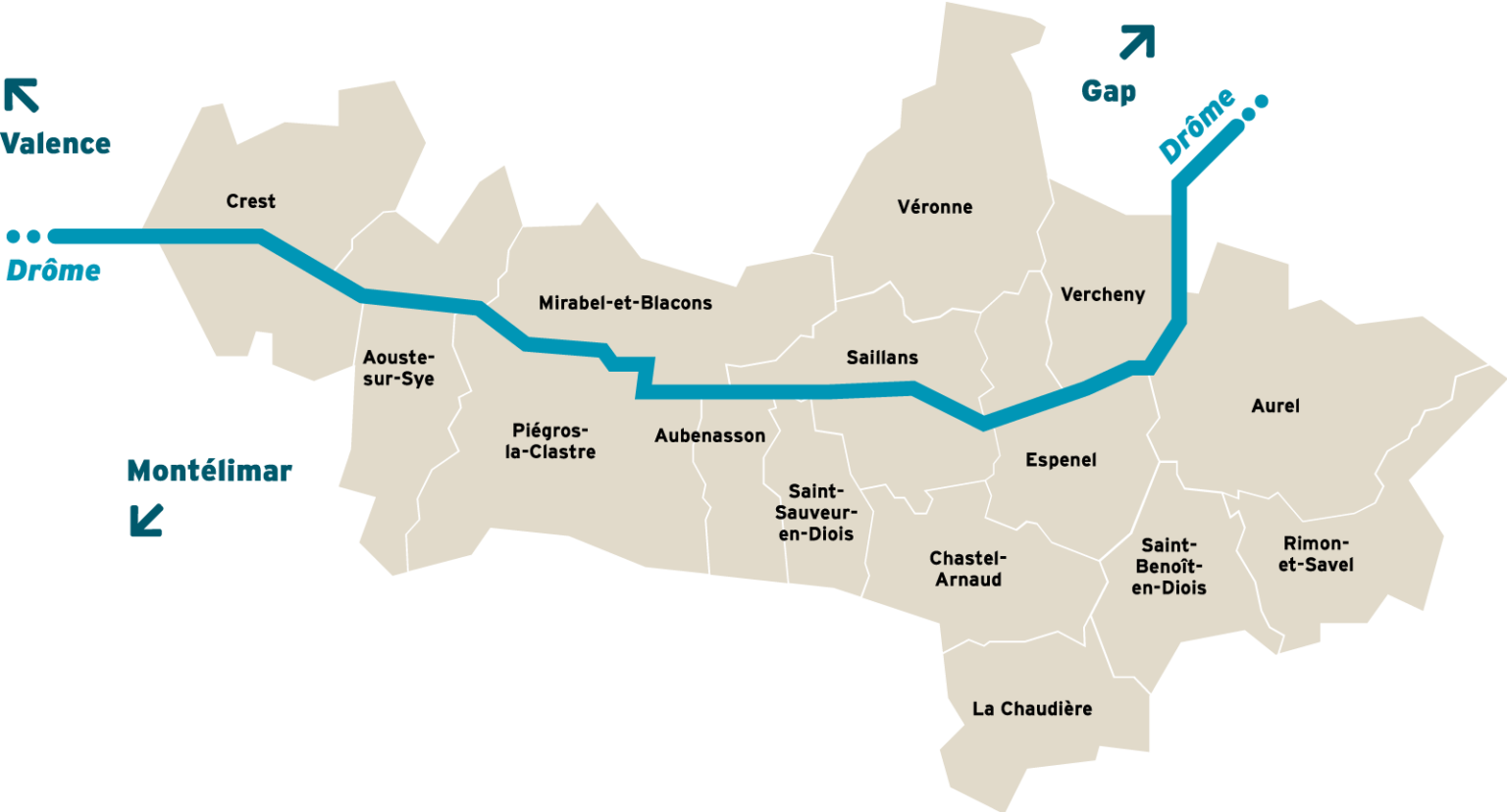 Carte du territoire de la CCCPS